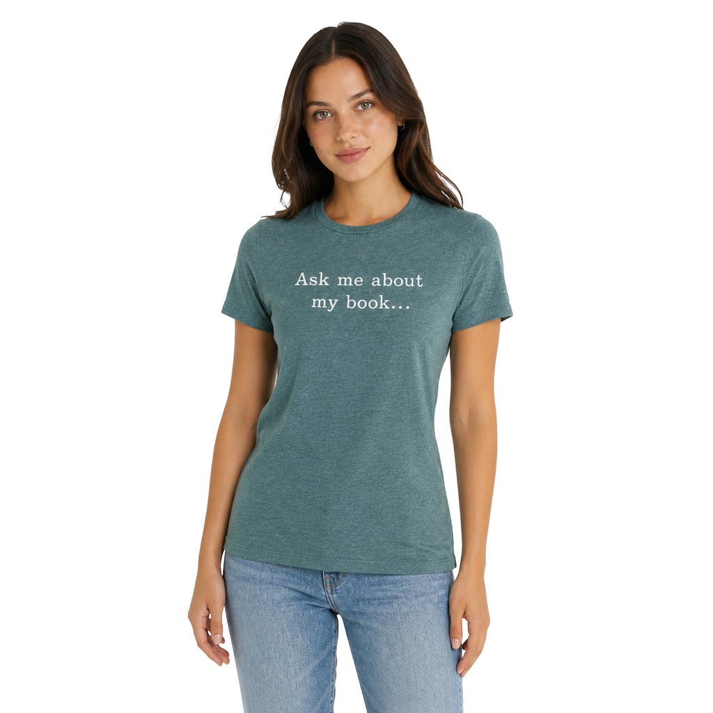 Ask Me About My Book - Women's Relaxed  T-Shirt