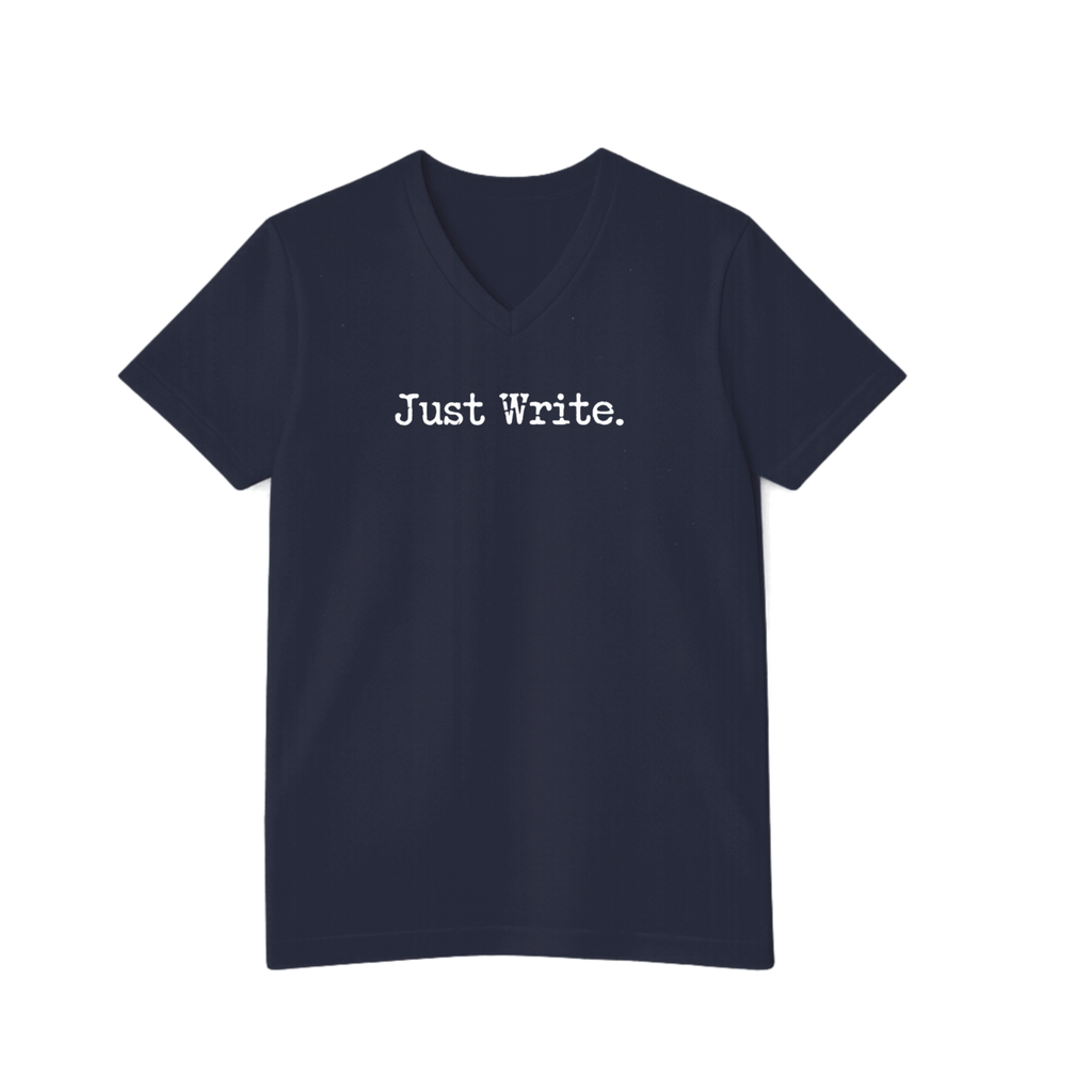 Just Write V-Neck Tee