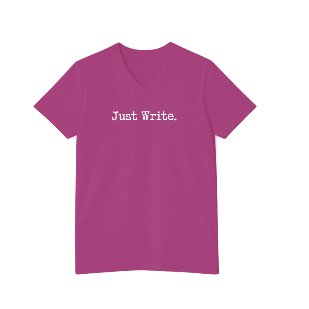 Just Write V-Neck Tee