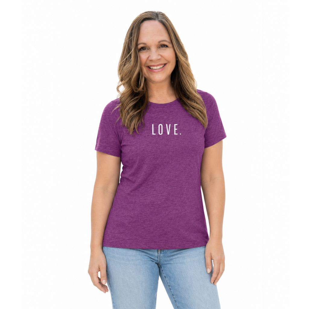 LOVE. Women's Relaxed T Shirt
