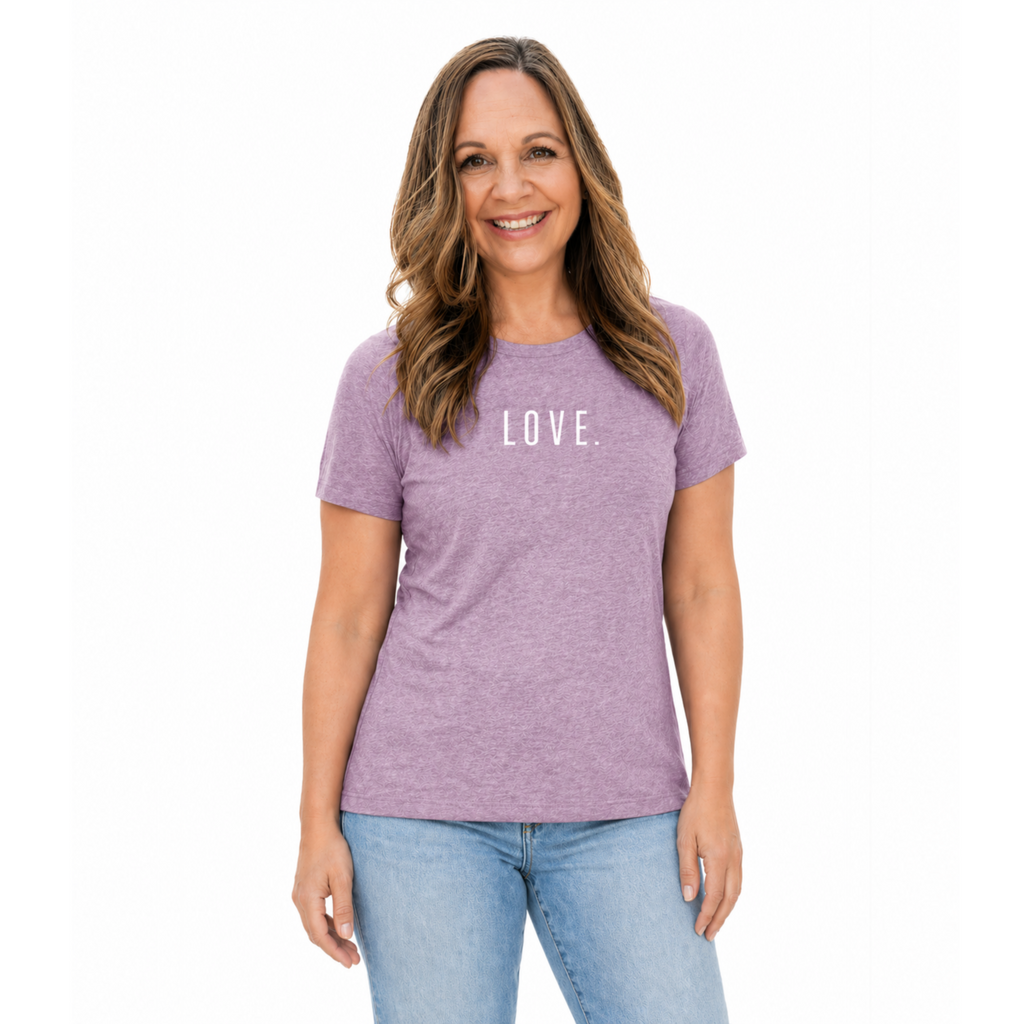LOVE. Women's Relaxed T Shirt