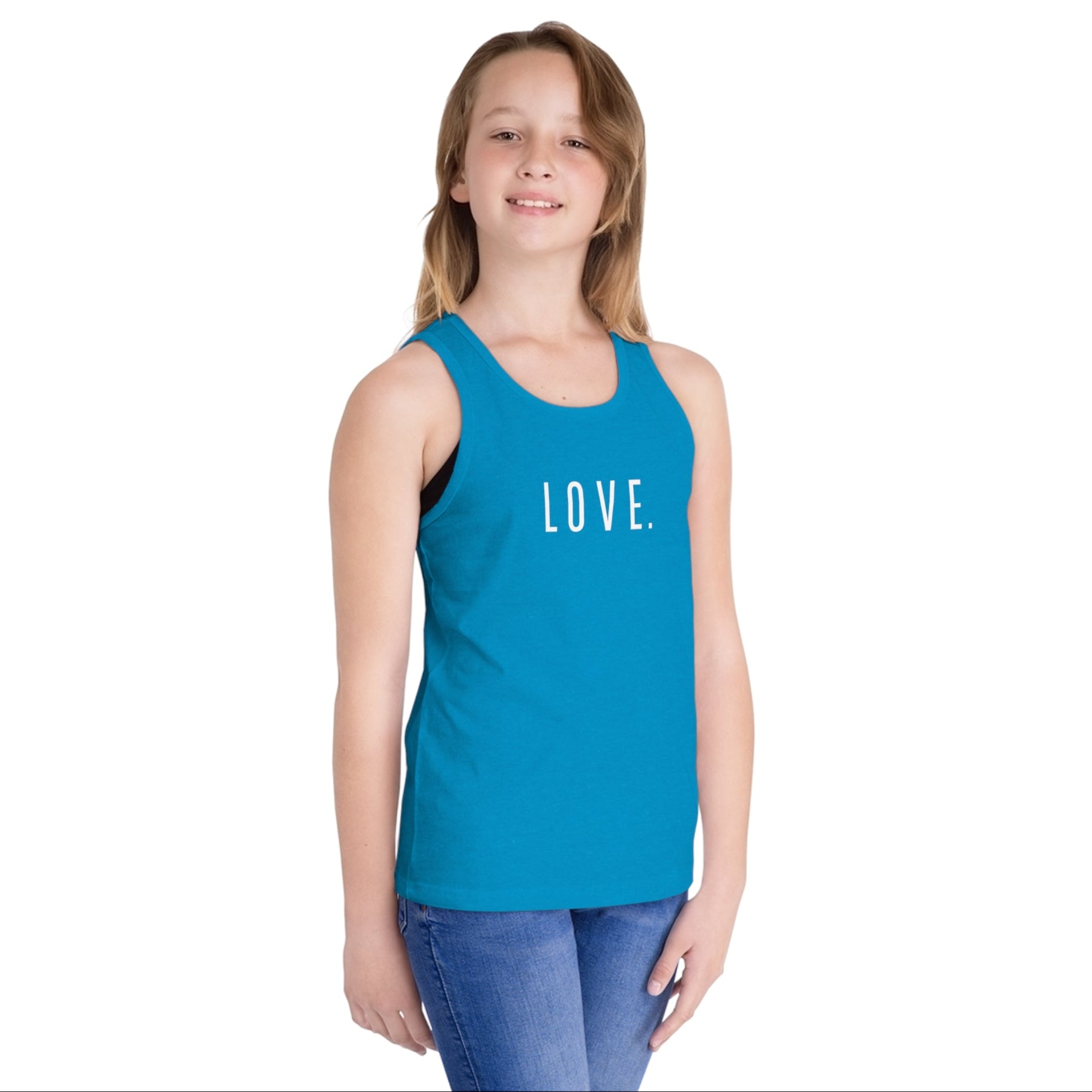 LOVE. - Kids Jersey Tank Top